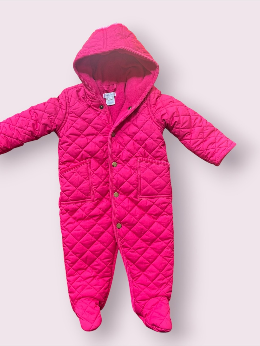 Ralph Lauren Quilted Bunting Snowsuit